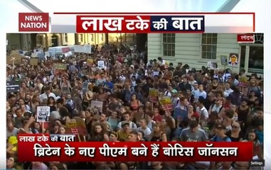 Big News: Massive protest against PM Boris Johnson on London road
