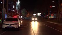 İstanbul'da sokağa çıkma kısıtlaması denetimi gece sürüyor