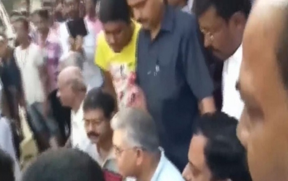 West Bengal BJP Chief Dilip Ghosh Allegedly Attacked By Mob In Kolkata