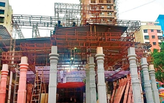 Ganesh Chaturthi: Ayodhya’s Ram Temple Pandal In Mumbai