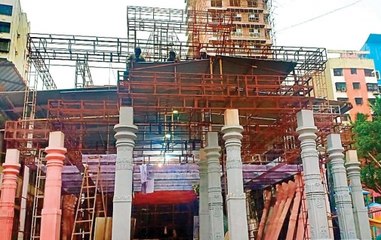 Ganesh Chaturthi: Ayodhya’s Ram Temple Pandal In Mumbai
