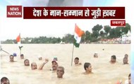 Madhya Pradesh: Tiranga Yatra organised in Jabalpur's Narmada river