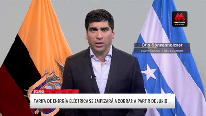 Tarifa de energía eléctrica se empezará a cobrar a partir de junio