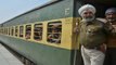 Samjhauta Express arrives at Attari Railway station