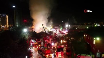 Halkalı Kağıt Fabrikası'ndan yeniden alevler yükseldi