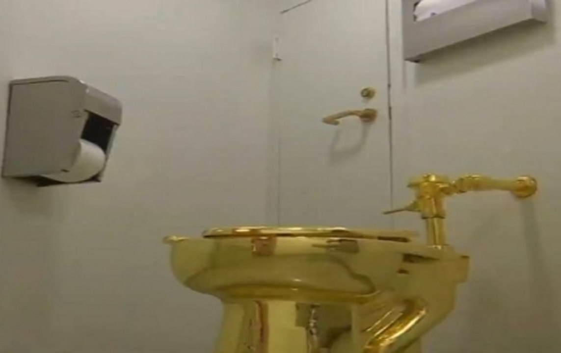 Gold Toilet Seat Stolen From Blenheim Palace in England video Dailymotion