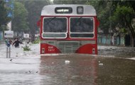 Watch: Bus half-submerged in water carrying passengers in Mumbai