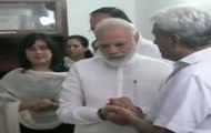 Teary-eyed Modi pays tribute to former foreign minister Sushma Swaraj