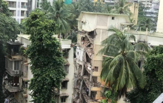 Portion Of Building Collapses In Mumbai, 10-Year-Old Girl Trapped
