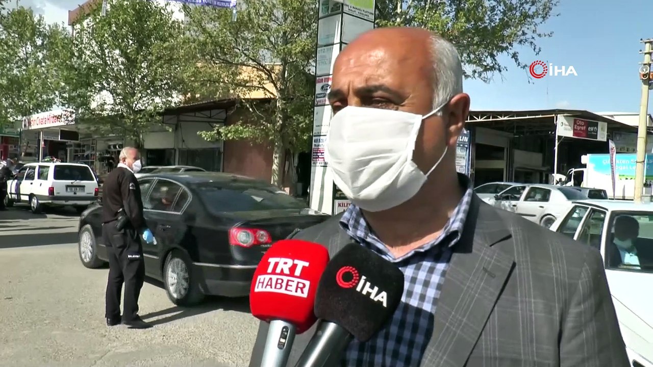 Adıyaman Küçük Sanayi Sitesinde sıkı korona virüsü önlemleri