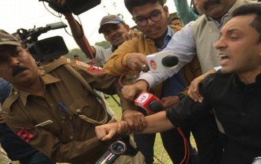 Watch: Tehseen Poonawalla Detained Over Protest Against Sadhvi Pragya
