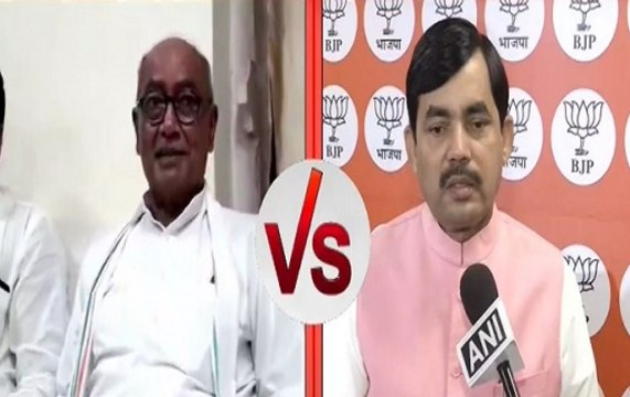 Shahnawaz Slams Digvijaya Singh Over 'BJP Gets Money From ISI' Remark