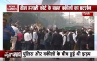 Watch: Lawyers Stage Protest Against Shootout At Tis Hazari Court