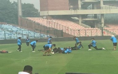 Bangladesh Players Train In Masks As Air Pollution Grips Delhi
