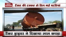 How Lorry Driver Averted Train Accident In Shahjahanpur