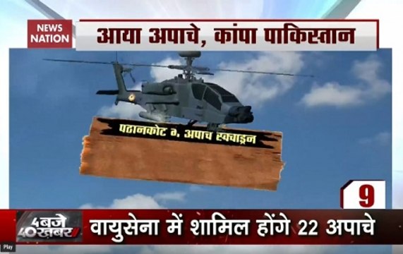 Char Baje 4 Khabar: IAF Inducts 8 US-Made Apache Helicopters