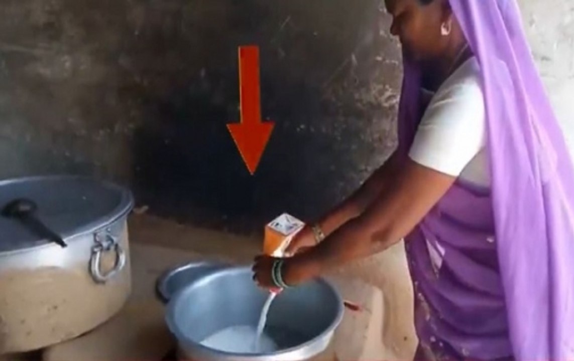 1 Litre To 81 Kids: UP School Serves Adulterated Milk In Mid-Day Meal