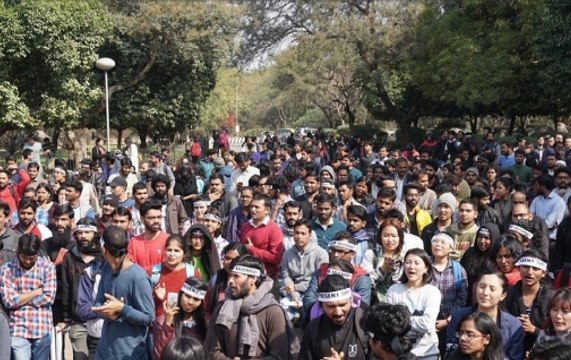 Delhi: JNU Students Stage Protest Over Fee Hike