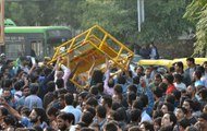 JNU Students’ March Turns Violent, Police Barricades Broken