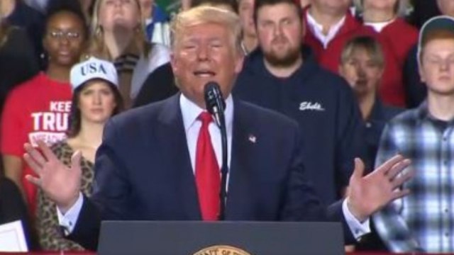 President Trump Blasts At Democrats After Being Impeached