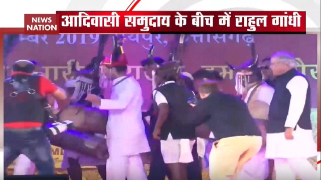 Watch: Rahul Gandhi Dances At National Tribal Dance Festival In Raipur