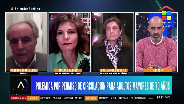 El aislamiento a personas mayores es una medida incostitucional