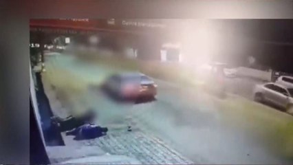 CCTV Video: Car Driver Hits Scooty, Injures 2 In Chhattisgarh's Raipur