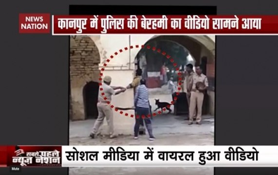 Watch: Cop Thrashes Man With Belt At Police Station In Kanpur