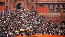 Anit-CAA Stir: Massive Protest At Jama Masjid, Violence At Dilli Gate