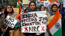 Bengaluru: Women Protests Outside Town Hall Over NPR And NRC