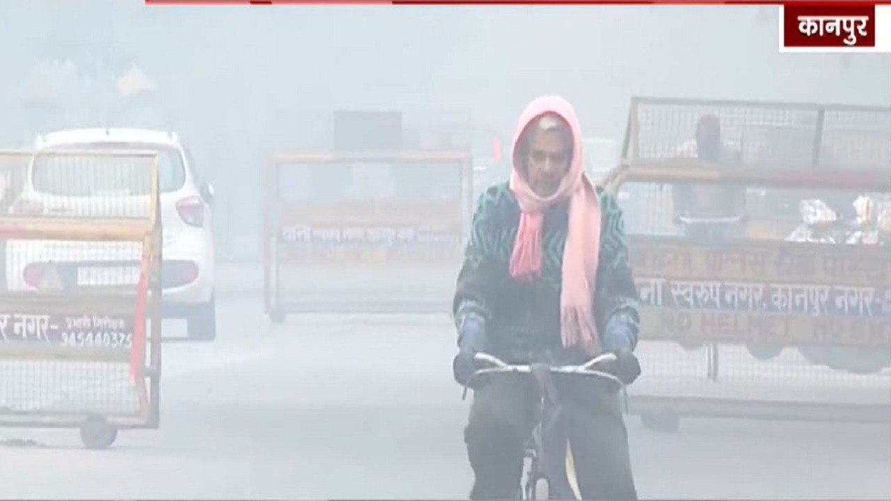 Weather Update: Kanpur Reels Under Intense Cold, Normal Life Disrupted