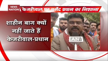 Dharmendra Pradhan Questions CM Kejriwal Over Shaheen Bagh Protests