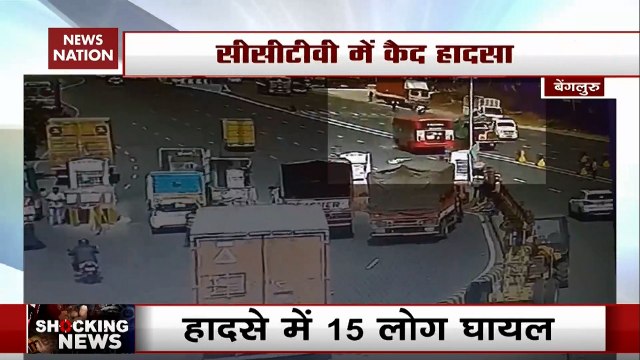 15 People Injured After Bus Collides With Lorry In Bengaluru