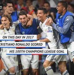 On this Day: Ronaldo scores his 100th Champions League goal