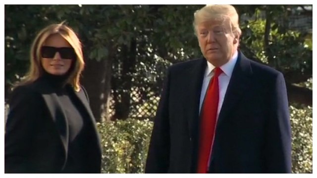 Donald Trump Along With Wife Melania Trump Depart For India Tour