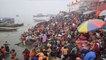 Devotees Offer Prayers At Ganga Ghats On Makar Sankranti