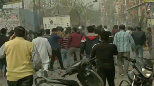 Stone Pelting At Anti-CAA Protest Between Two Groups In Jaffrabad