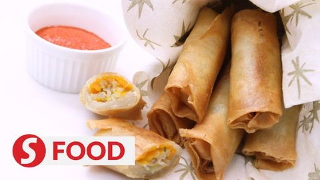 Retro Recipe: Vegetarian spring rolls