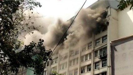 Watch: Massive Fire Breaks Out At GST Bhavan In Mumbai