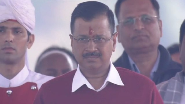 'Main, Arvind Kejriwal': AAP Chief Sworn-In As Delhi CM For Third Time