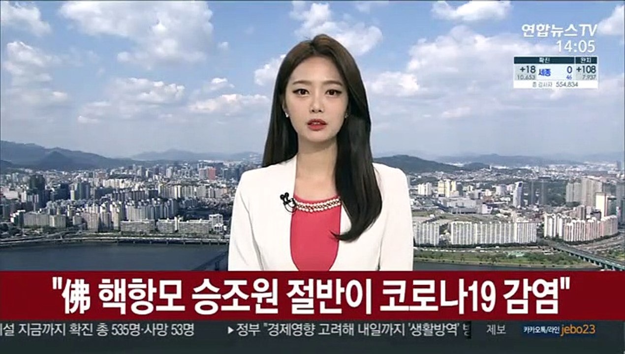 프랑스 핵항모 승조원 절반이 코로나19 감염