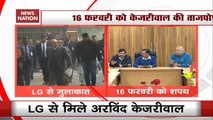 Delhi Govt Formation: Arvind Kejriwal Meets LG, To Take Oath On Feb 16