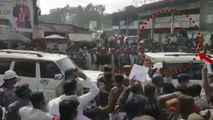 Shoes Thrown At Kanhaiya Kumar's Convoy In Bihar's Katihar