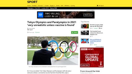 보건전문가 "코로나19 백신 없으면 도쿄올림픽 비현실적" / YTN