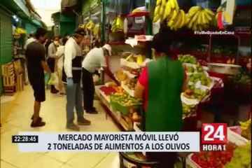 Los Olivos: parque zonal Lloque Yupanqui albergó Mercado Mayorista Móvil de la MML