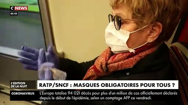 Coronavirus - Le port du masques dans les transports en commun de la RATP à la SNCF: Est-ce vraiment possible à partir du 11 mai ?