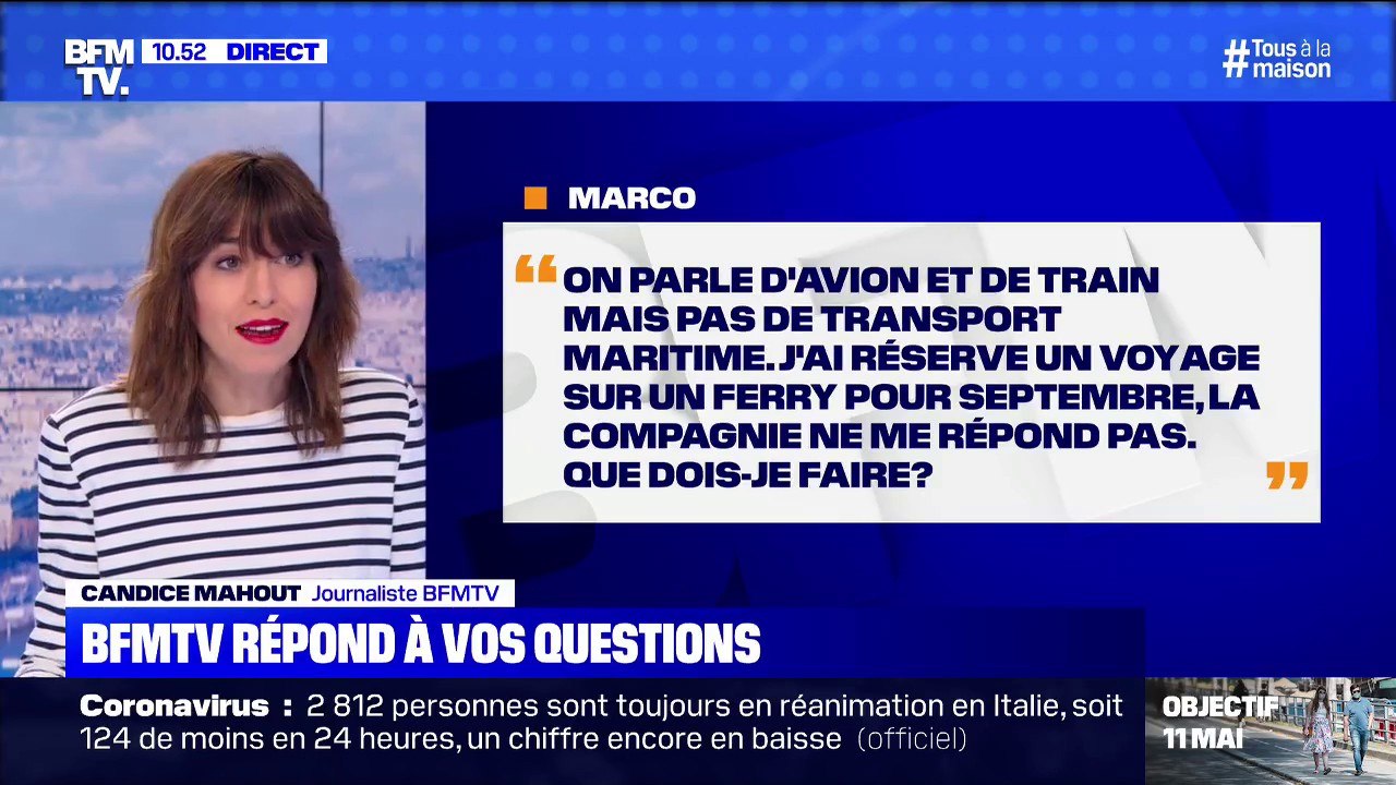 J'ai réservé un voyage en ferry, mais la compagnie ne me répond pas. Que dois-je faire? BFMTV répond à vos questions