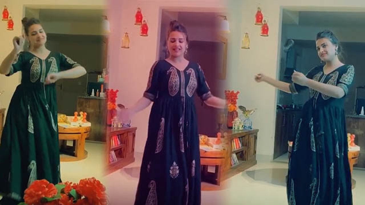 Himanshi Khurana's new dance Video goes Viral on Social Media during Lockdown | FilmiBeat