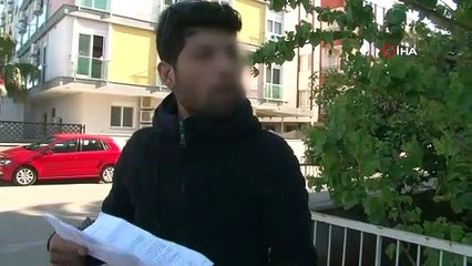 2 aylık ev kirasını ödeyemediği için şahsi eşyaları ile birlikte kapının önüne konuldu