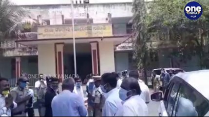 ದಾವಣಗೆರೆಯಲ್ಲಿ ಸಾಮಾಜಿಕ ಅಂತರ ಕಾಯ್ದುಕೊಳ್ಳದ ಸಚಿವ ಸೋಮಶೇಖರ್